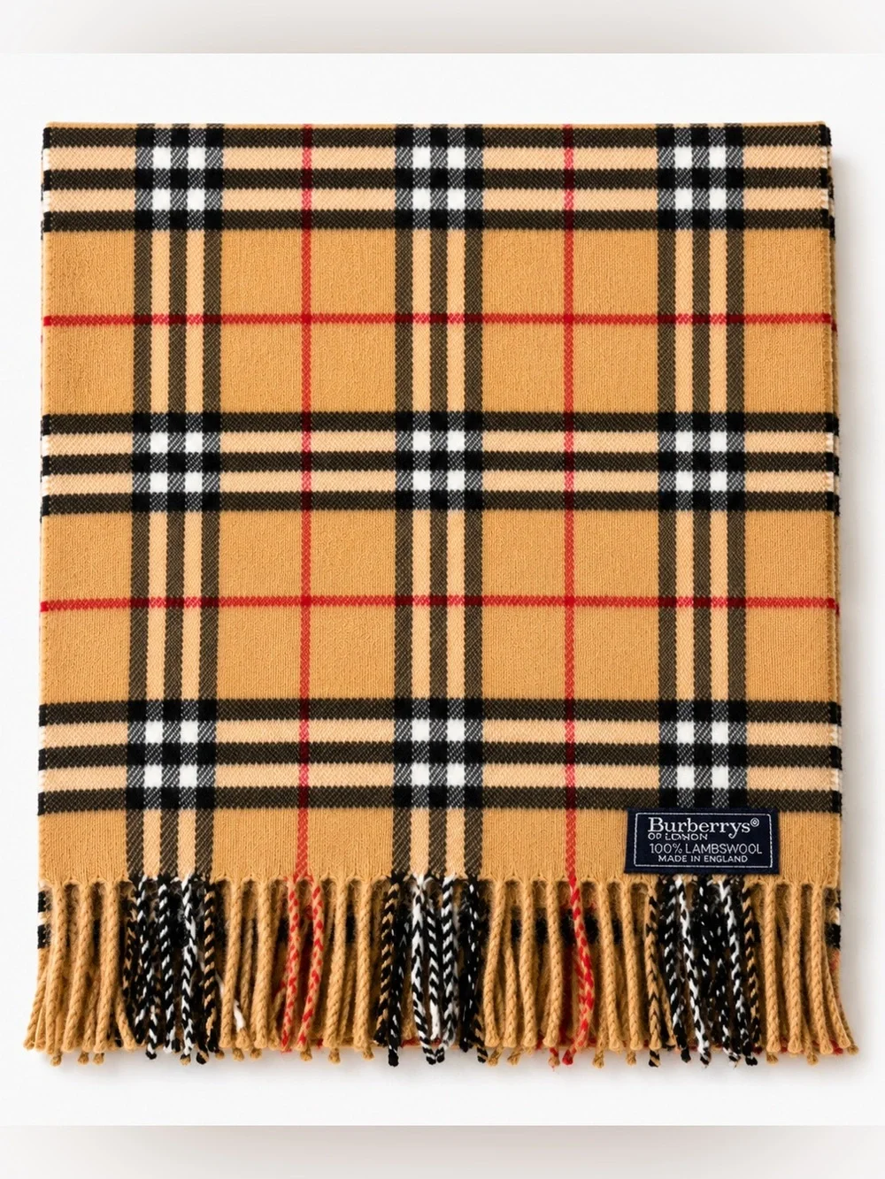 BURBERRYs Nova Check Scarf - VINTAGE - Picture 1 of 8